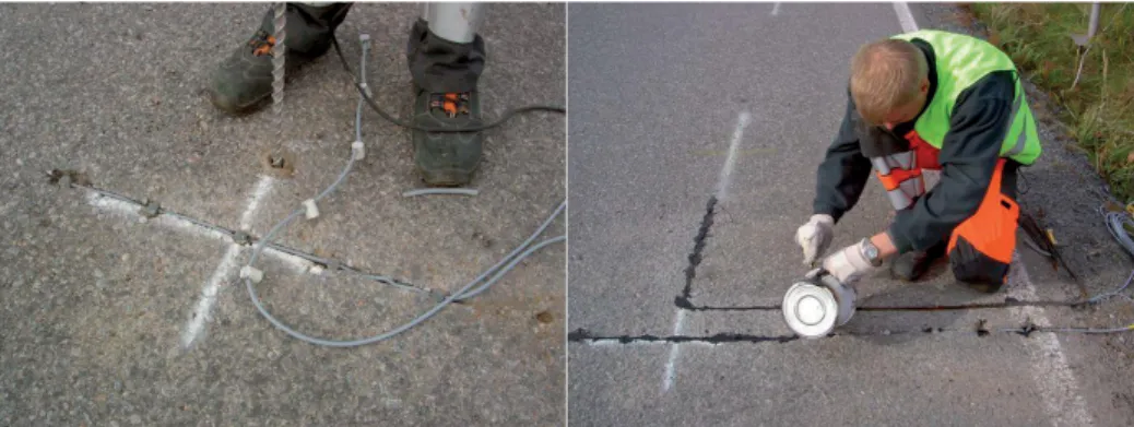 Figure 3.4. An example of using acceleration sensors to take measurements of recoverable  settlement of a sleeper