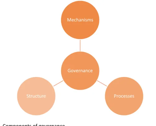 Figure 4. Components of governance. 