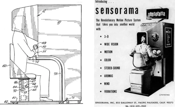 Figure 2. The Sensorama. Reproduced from Heilig [1962]. 