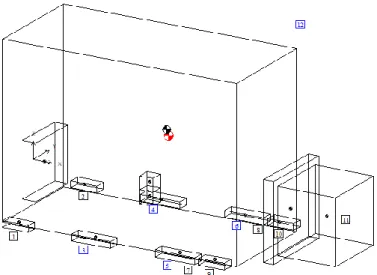 Figure 6. Graphical presentation of created lumped parameter model of W8V31 en- en-gine in WinRemo software