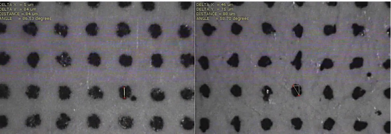Figure 5.5. The drop test results on both sides of the utilized cardboard. 