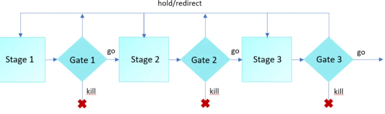 Figure 2.5 Stage-gate model 