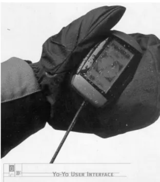 Figure 13. Yo-Yo user interface. Photo by courtesy of Jaana Rantanen. 