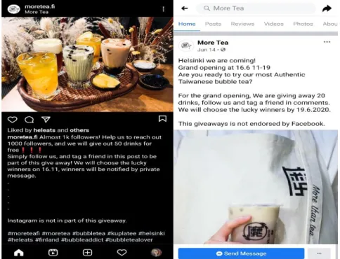 Figure 6: Contests on social media 
