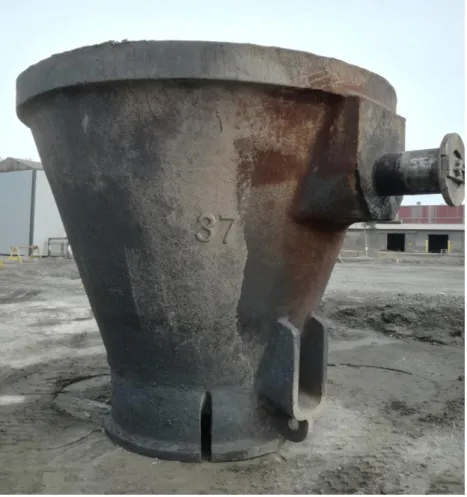 FIGURE 5. The slag pot used at the converters as the LD slag pot 