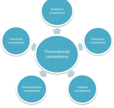 Figure 3: The transnational competence in five skill domains 