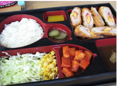 Figure 4: South Korean School Lunch (SaveUR 2017.) 