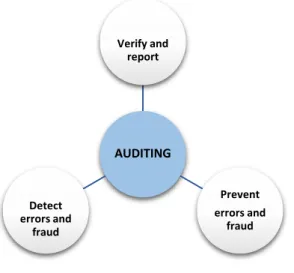 Figure 19: Auditing functions. Modified from Chadwick (1996, 170) and Elder et al  (2010, 6-18)