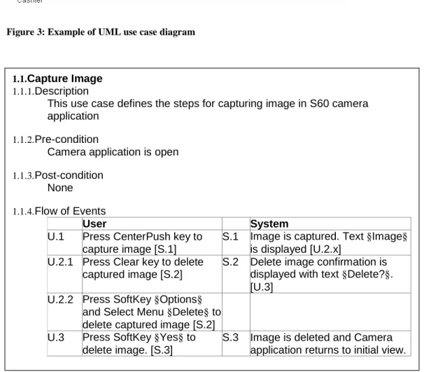 Figure 4: Example use case document 