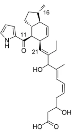 Figure 11. Structure of stawamycin 166. 