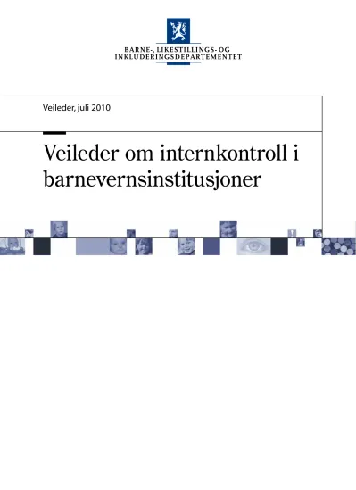 Veileder Om Internkontroll I Barnevernsinstitusjoner