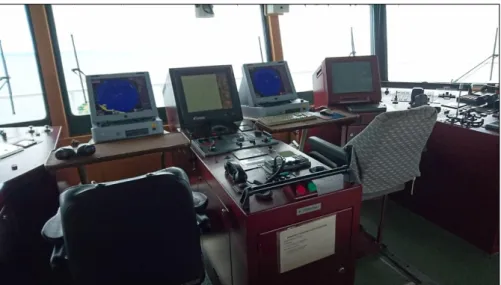 Figure 10. The bridge’s navigation positions – PHOENIX II. 