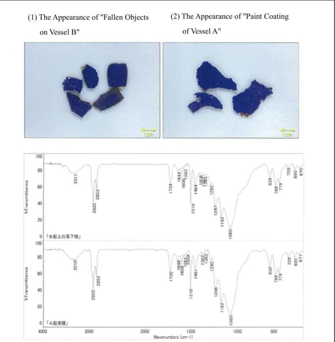 Figure 17  Result of an identification test using infrared spectroscopy (Excerpt) 