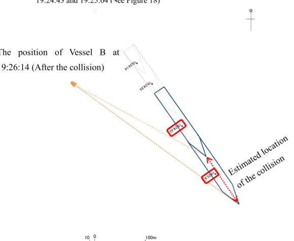 Figure 18 Estimated Location of the Collision 