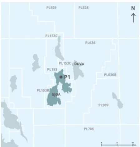 Figure 6 Gjøa P1 location map. Source: Neptune – activity programme Gjøa P1 35/9-G-4 H