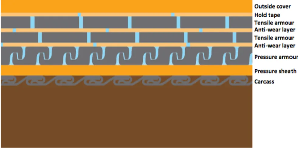 Figure 4-5 Annulus of flexible riser 