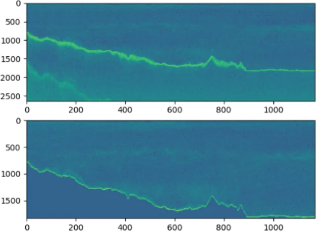 Figure 5.1: Cropped image on seabed