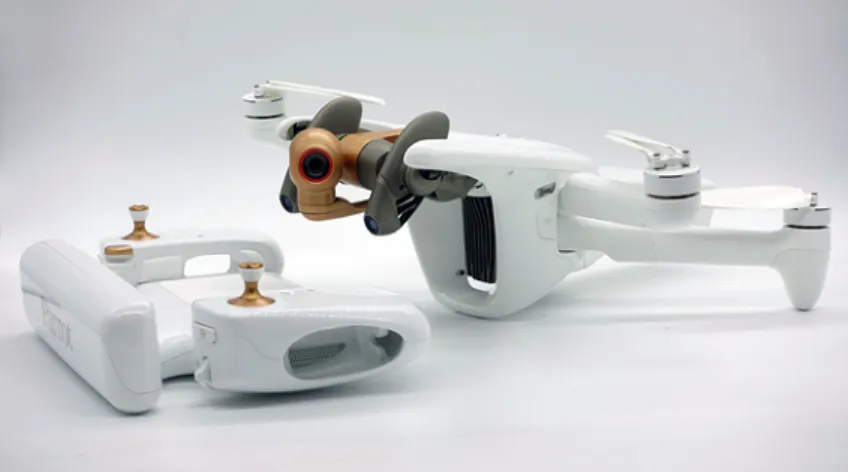 Figure 2.5: The Parrot ANAFI Ai with the Skycontroller 4 [27].