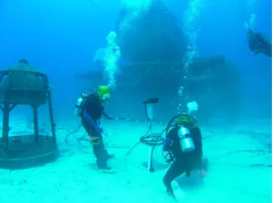 Figure 1.  Surface-supplied diving techniques from air saturation. 