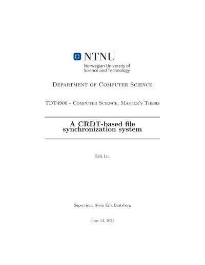 Types of timestamps - A CRDT-based file synchronization system