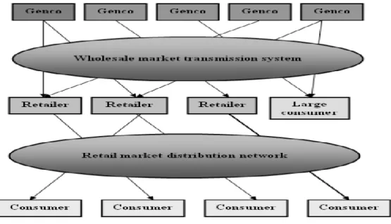 Figure 4: The retail market competition model    Source: Hassan Y.M. et al (2008) 57   