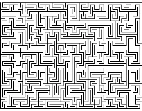 Figure 2.6: Unicursal maze