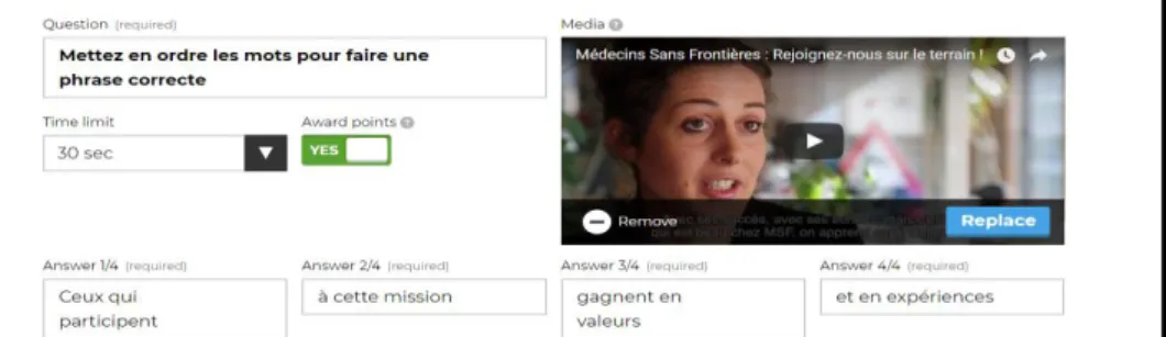 Figure 2 : quiz Kahoots disponibles sur : https://create.kahoot.it/l/#user/91c35d79-a26b- https://create.kahoot.it/l/#user/91c35d79-a26b-4ed3-aadb-b112a68a68e2/kahoots/created