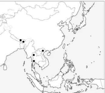 Figure 3. Distribution map of the Adicella erato Species Group.  ★：