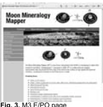 Fig. 2. M 3  science/mission site 