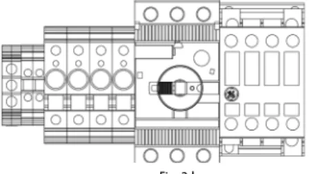 Tab. 2.i  Fuses F1, F2, F3, F4 are placed in fuse carriers (Fig. 2.h).