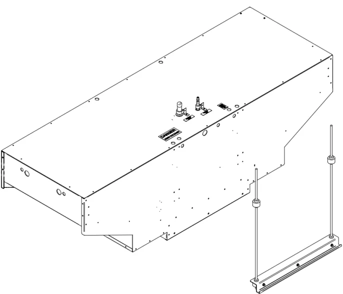 Figure 15 External mounting kit for Liebert XDO