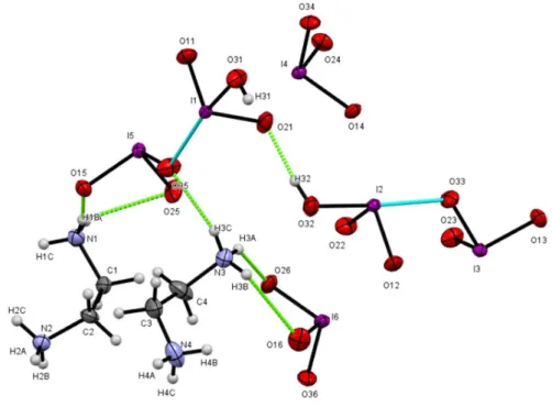 Fig. 2. The asymmetric unit of EBIMIA. 