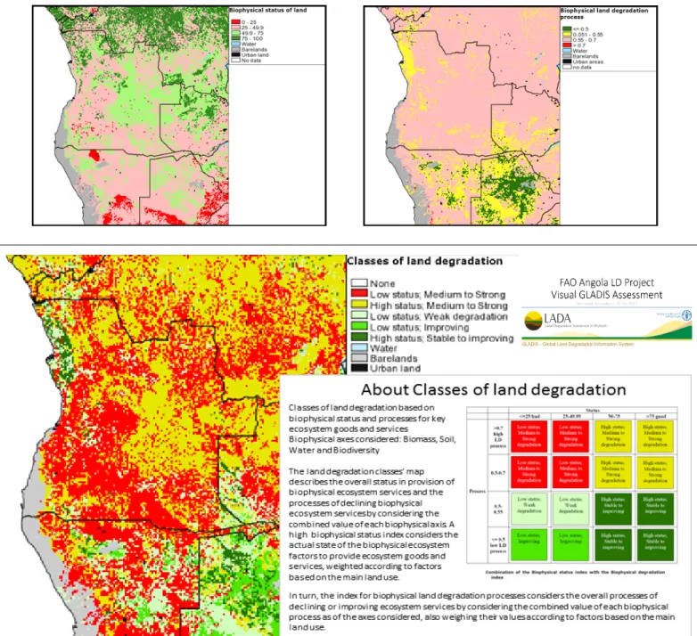 Figure 2. FAO GLADIS visual assessment for Angola 