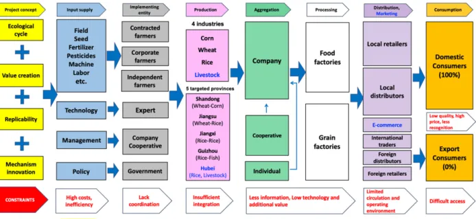 Figure 7: Value chain analysis of the target crops in the project counties