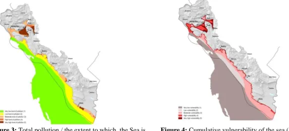 Figure 1: Population distribution by settlements  Figure 2: Groundwater vulnerability 