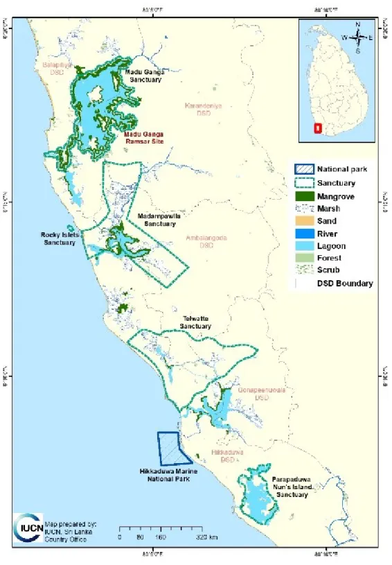 Figure 1. Madu Ganga-Hikkaduwa