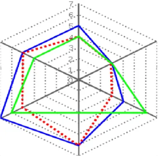 Abbildung 8 (aus [9]): Beispiel eines Spinnennetzdiagramms 0%10%