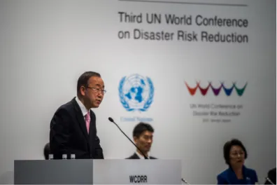Figure 11: Speaker at the Third UN World Conference on DRR; Source: 