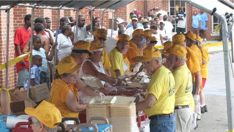 Figure 5: Disaster Relief Efforts in New Orleans; Source: www.bpnews.net