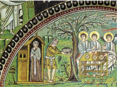 Abb. 6: Mosaik im Presbyterium von S. Vitale in Ravenna (Mitte 6. Jahrhun- 6. Jahrhun-dert)