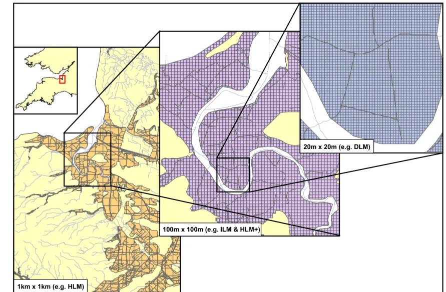 Figure 7 Impact Zones – Increasing resolution with increasing detail of analysis
