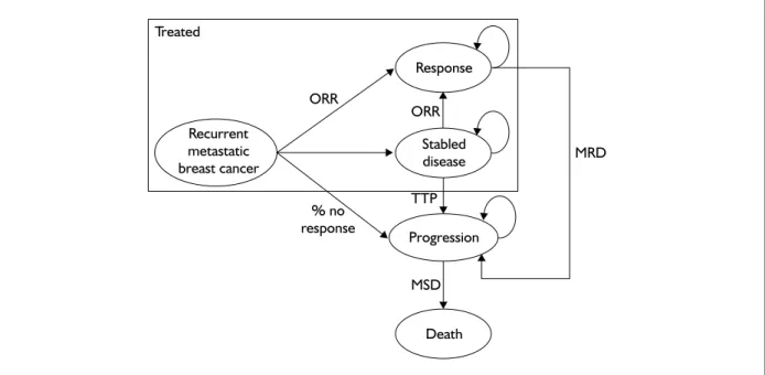 Figure 1 illustrates the general structure adopted in the economic evaluations reviewed in this section
