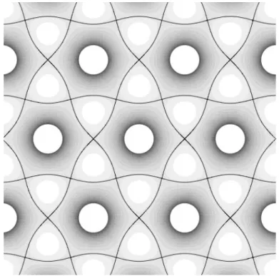 Figure 4.2. The absolute value of the Weierstrass ℘ function