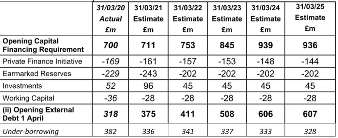 Table 3b: External Debt Projection
