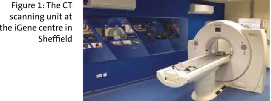 Figure 1: The CT  scanning unit at  the iGene centre in  Sheffield